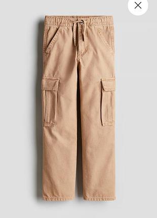 Нові штани джинси карго h&m  для хлопців 152, 158, 164
