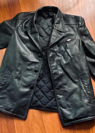 Шкіряна куртка вінтажна унісекс натуральна шкіра бомбер новий брендовий шкіряний оригінал осіння куртка чоловіча шкіряна
