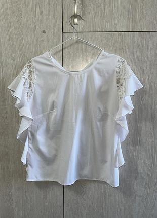 Блуза ❣️ б/у біла м/38