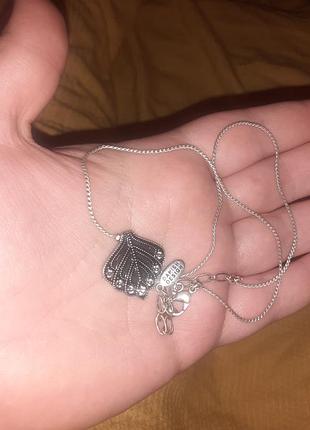 Брендовая цепочка с кулоном pilgrim danish design