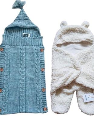 0-9 мес next. новый мешок для сна, конверт унисекс в коляску, кровать, люльку. на выписку. хорошее качество новые с биркой, зима- деми конверт серая длина