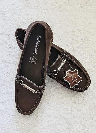 Жіночі замшеві мокасини/лофери  37 розміру