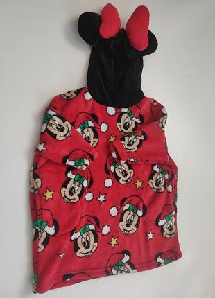 Очень красивая худи домашняя кофточка мини маус для девочки 2-5р.
