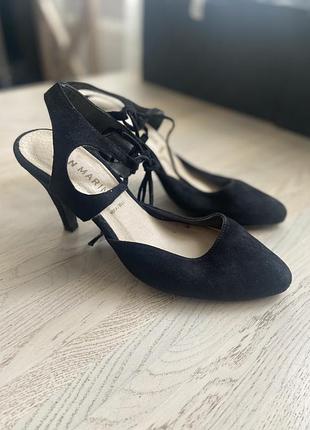 Замшевые туфли san marina 39 vera pelle 🇮🇹