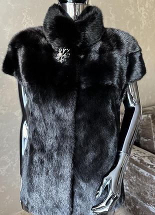 Норковая жилетка