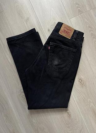 Джинси штани вінтажні levis 505 чорні made in usa
