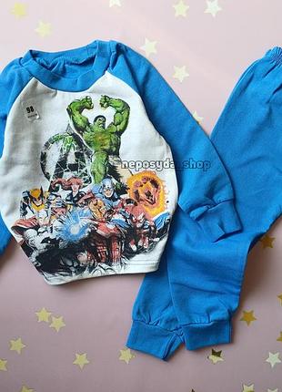 Утепленным микрофоном пижама, пижамка, новая, 98см,