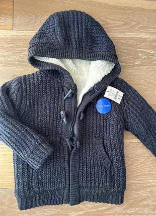 Утеплена дитяча кофта куртка 2-3 роки