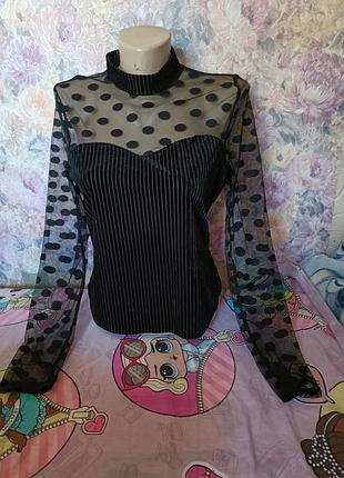 Кофточка гольф нарядная от shein гипюр