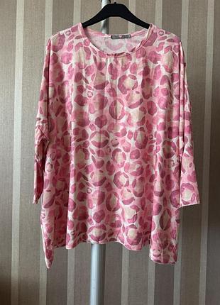 Джемпер светр в леопардовий принт