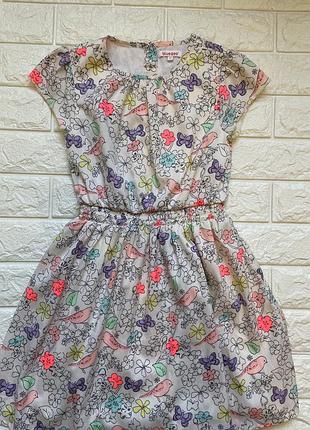 Сукня на літо квіти на дівчинку 9 років