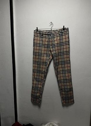 Штани burberry клітинка