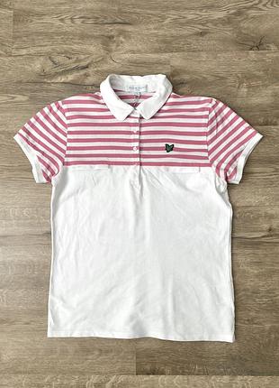 Поло у смужку lyle&scott