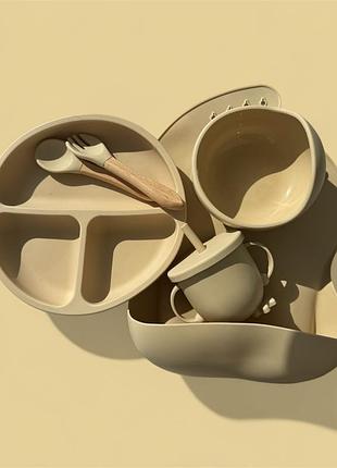 Набір дитячого посуду для першого прикорму