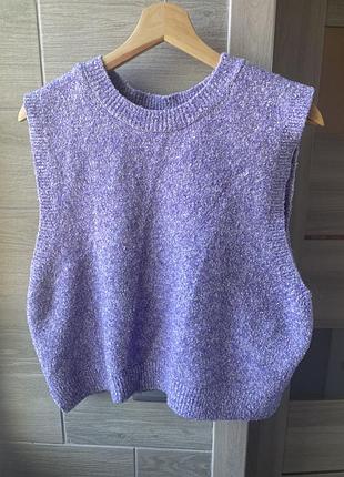 Жилетка жилет лавандовий