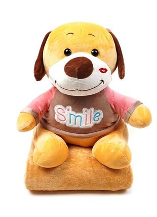 Іграшка-плед smile 3в1 26451 (36 см)