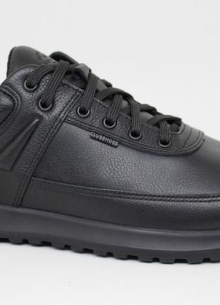 Кроссовки мужские clubshoes 209 кожаные черные