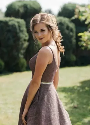 Выпускное платье вишневого цвета white angel