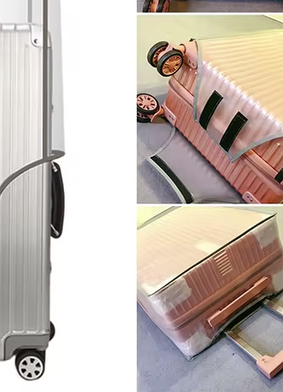 Прозрачный чехол для чемодана