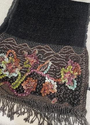 235 шарф натуральная шерсть