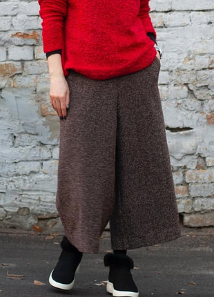 Крутые шерстяные кюлоты