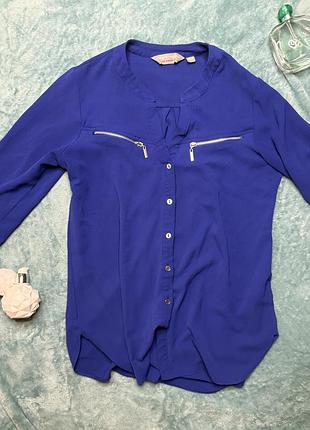 Блузка жіноча синя