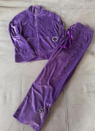 Костюм бархатний