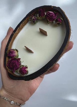 Соєва свічка у кокосі (арома)