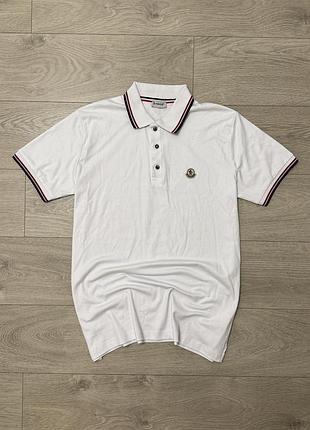 Нова преміальна елегантна футболка поло монклер moncler, розмір xl, оригінал