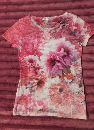 Блуза футболка майка стразы