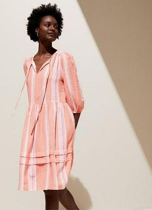 Платье, платье, сарафан натуральное леновое marks &amp; spencer