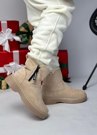 Жіночі зимові ботінки ботильйони черевики