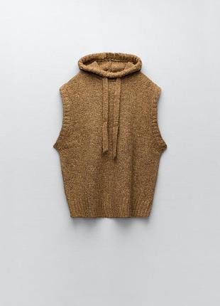 В’язана безрукавка оверсайз