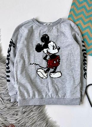 Кофта, свитшот h&amp;m mickey mouse 6-8 лет