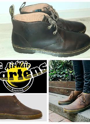 Ботинки 45 eu 10 uk 29.5 см стелька dr. martens кожа коричневые мужские
cabrillo men's crazy horse leather desert boots