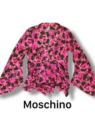 Блуза moschino mare цветочный принт