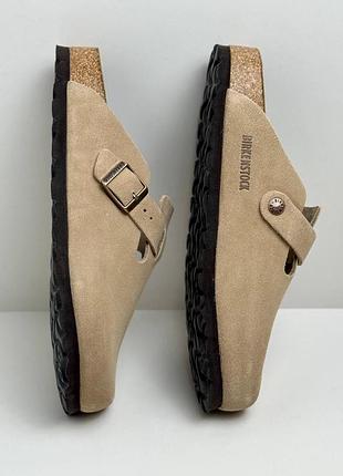 Шльопанці  birkenstock boston пісочні біркенсток, клоги біркеншток