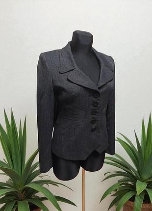 🌫️ графітова елегантність! піджак next етикетка з акцентом на талію 💃🧥