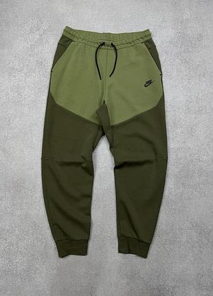 Спортивные штаны nike tech fleece khaki jogger pant cu4495-222