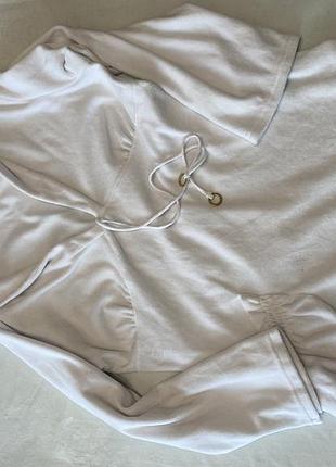 Велюровий домашній міні халат