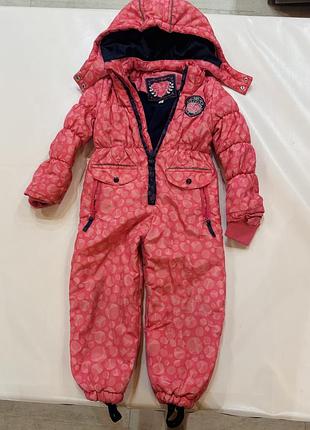 Теплий зимовий комбінезон 98 см  (2,5–3 роки)  для дівчинки ❄️