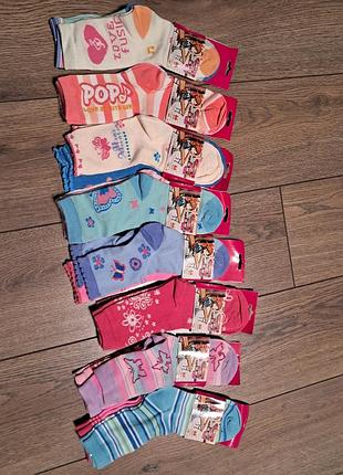 Шкарпетки для дівчаток 2шт в упаковці
при купівлі 4 уп + 1 уп в подарунок