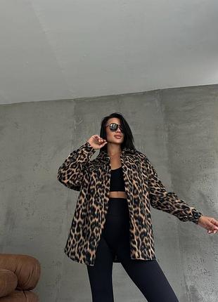 Стильна жіноча флісова сорочка