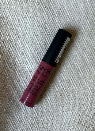 Nyx soft matte lip cream são paulo матовая помада крем для губ