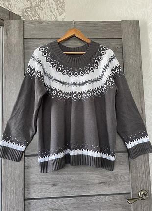 Тепла кофта  великого розміру