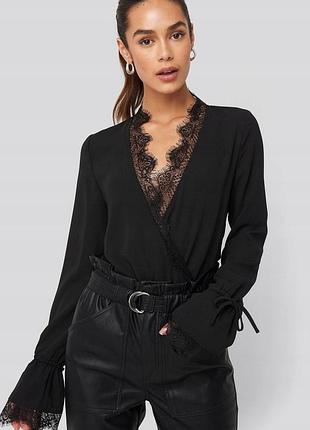 Na-kd боди классический черный кружный