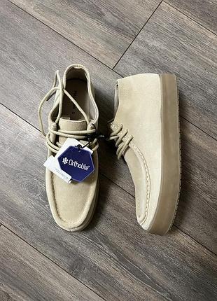 Шкіряні чоловічі черевики pull&bear р. 43