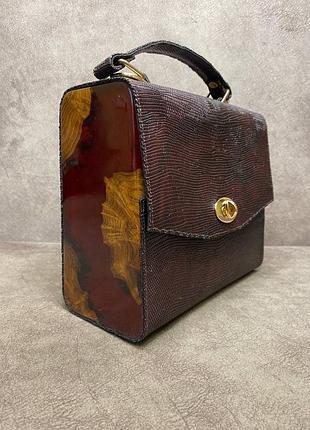 Эксклюзивная сумочка из натуральной кожи