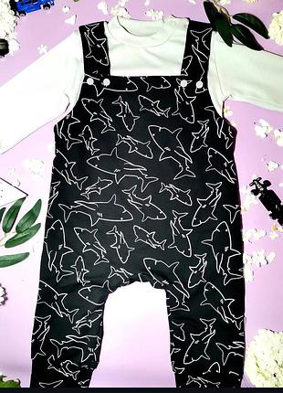 Дитячий набір комбінезон і боді для немовлят