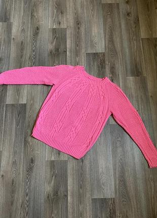 Светр, рожевий светр, вʼязаний светр , свитер